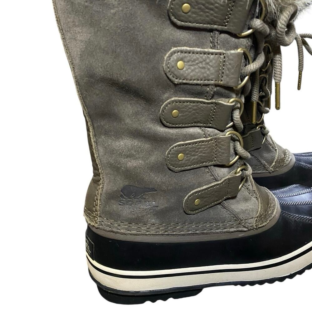 Sorel Joan of Arctic Quarry Gray Waterproof Boots - 8 - Picture 4 of 8
